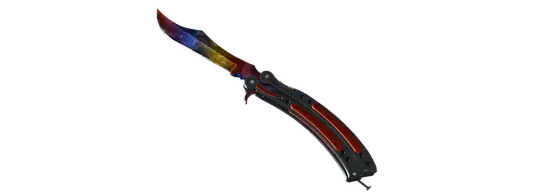 Butterfly Knife Marble Fade é uma skin do Counter-Strike 2.