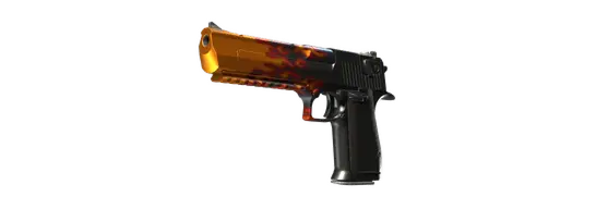 Skin da pistola Desert Eagle Blaze do CS2.