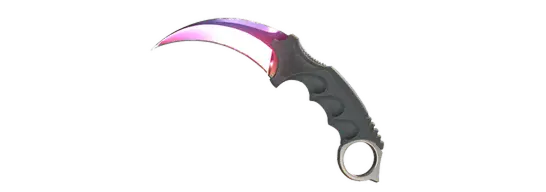 Skin para a faca Karambit Fade do Counter-Strike 2.