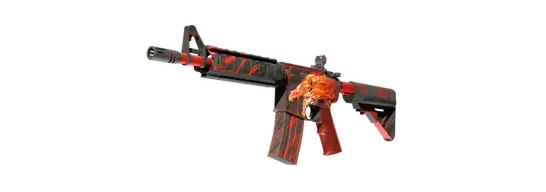 Skin da arma M4A4 Howl do Counter-Strike 2.